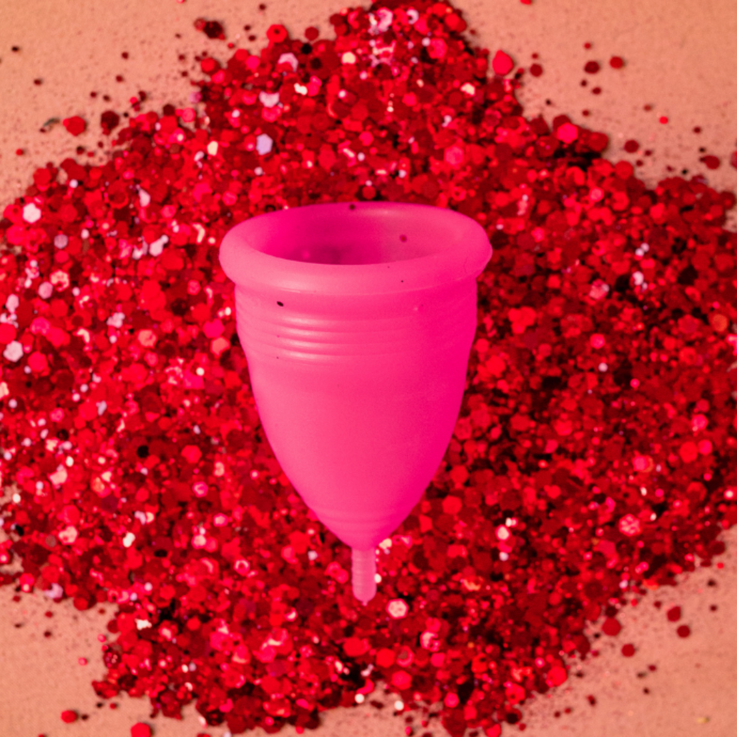 Rash-Free Small Menstrual Cup for Beginners - Pink & Reusable