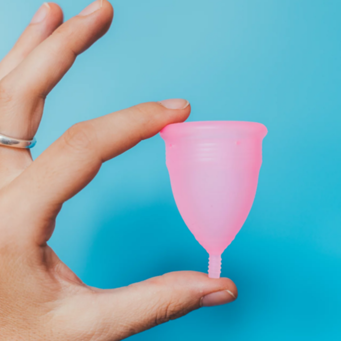 Rash-Free Small Menstrual Cup for Beginners - Pink & Reusable