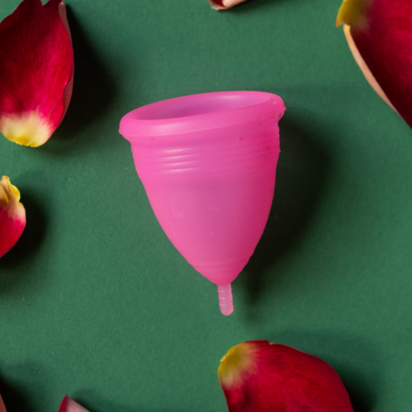 Rash-Free Small Menstrual Cup for Beginners - Pink & Reusable