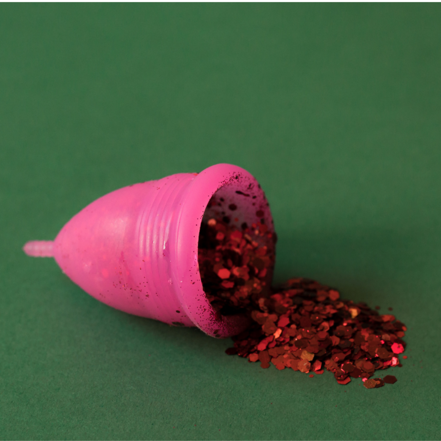 Rash-Free Small Menstrual Cup for Beginners - Pink & Reusable
